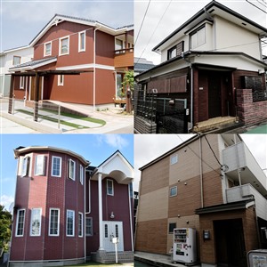 外壁 茶色,外壁 茶色 おしゃれ,外壁 ブラウン